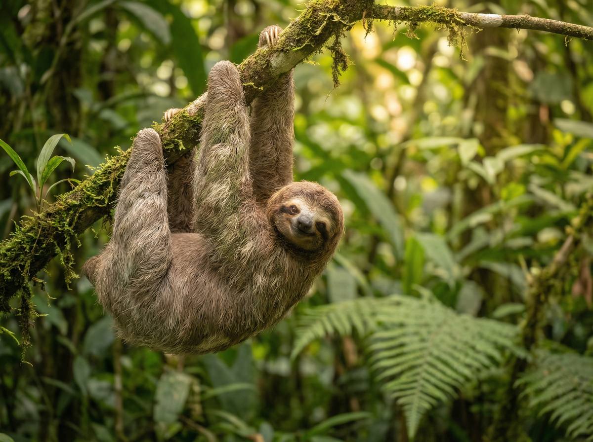 福利导航树懒视频 - 热带雨林树懒慢生活视频演示